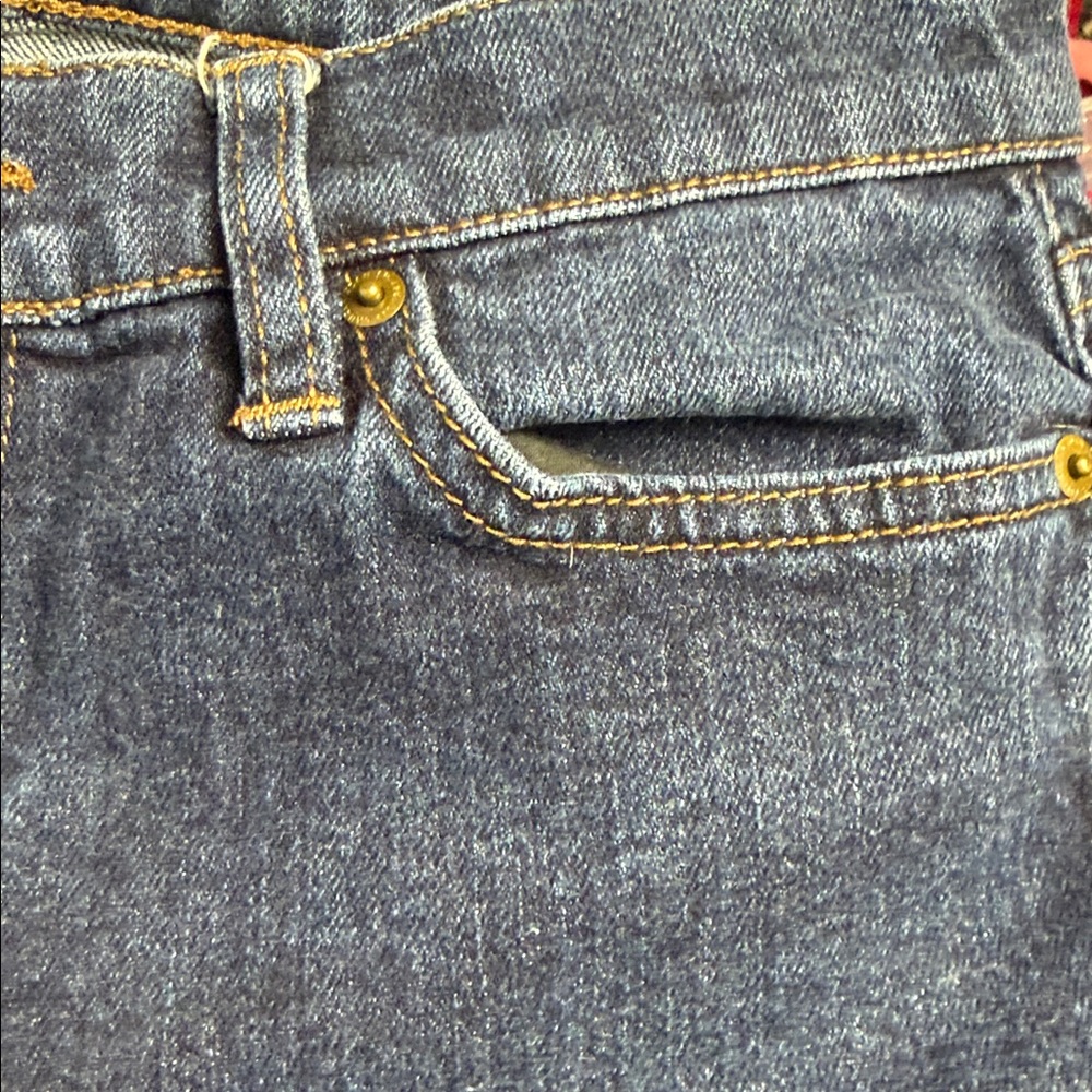 Lauren Ralph Lauren Dark Blue Classic Straight Leg Crop Jeans 6 - Picture 8 of 10